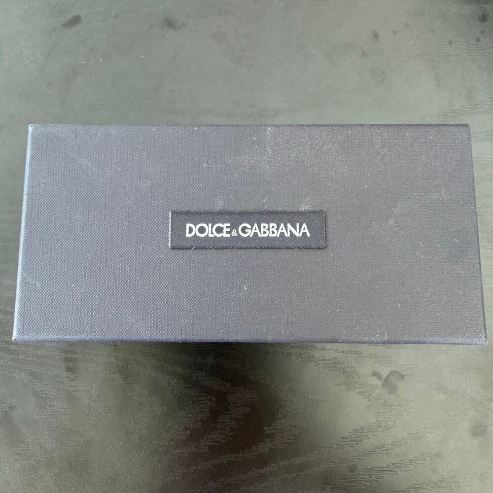 Dolce & Gabbana Designer Black Rectangular Gift Storage Box 7"x3.25"x2.75" EMPTY
